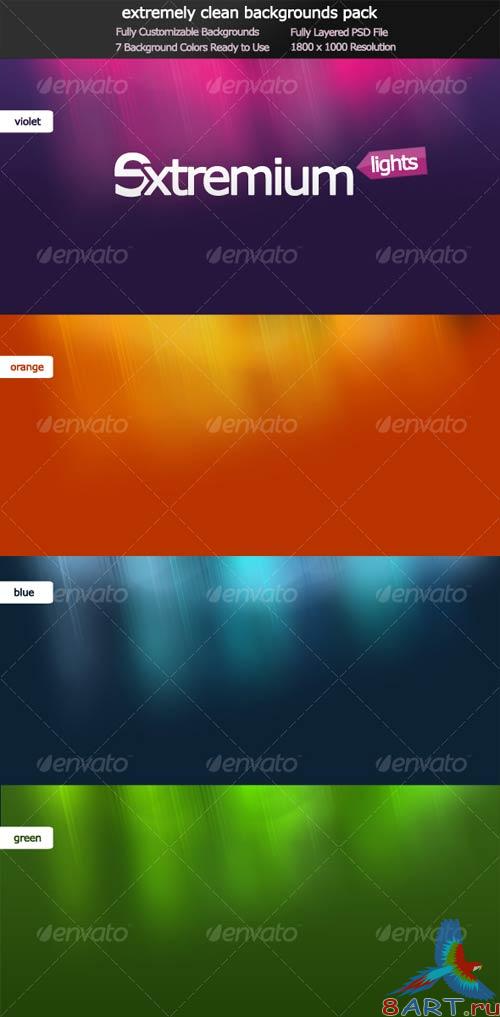 GraphicRiver Extremium Lights - extremely clean background pack GraphicRiver Extremium Lights - extremely clean background pack