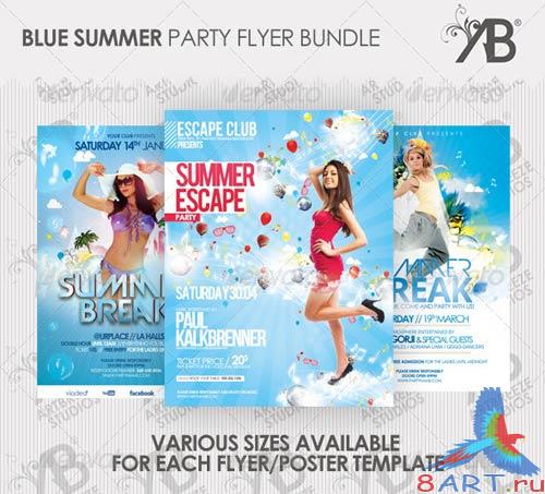 GraphicRiver Summer Party Flyer/Poster Bundle