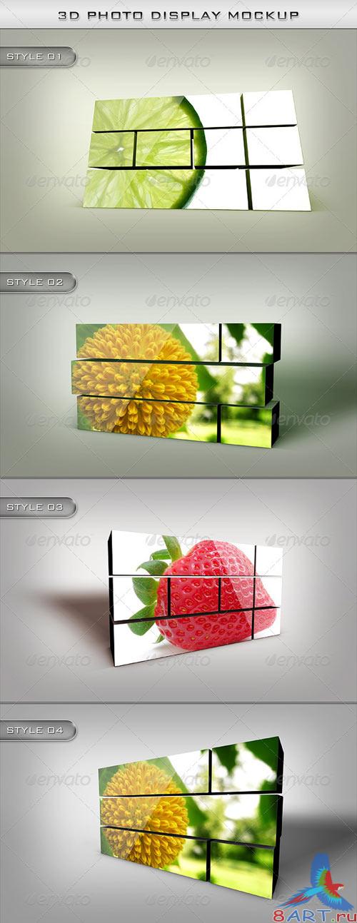 GraphicRiver 3D Photo Display MockUp