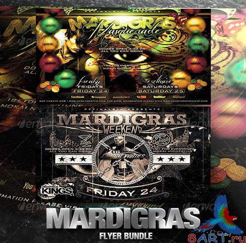 GraphicRiver - Mardigras Flyer Bundle 2557227 GraphicRiver - Mardigras Flyer Bundle 2557227