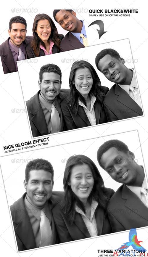 GraphicRiver 6 Photoshop Actions GraphicRiver 6 Photoshop Actions