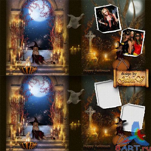 Готический фотоальбом - подходящий Хэллоуин Готический фотоальбом - благополучный Хэллоуин