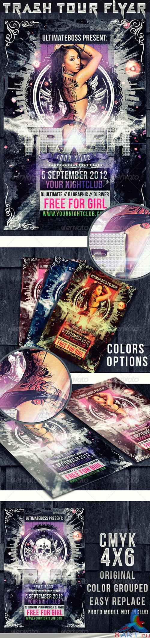 GraphicRiver - Trash Tour Flyer 2717834 GraphicRiver - Trash Tour Flyer 2717834