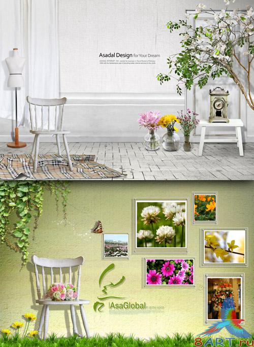 Sources - Flower Photo Decorations