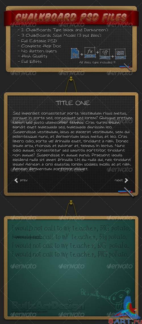 GraphicRiver iBullz ChalkBoard PSD GraphicRiver iBullz ChalkBoard PSD