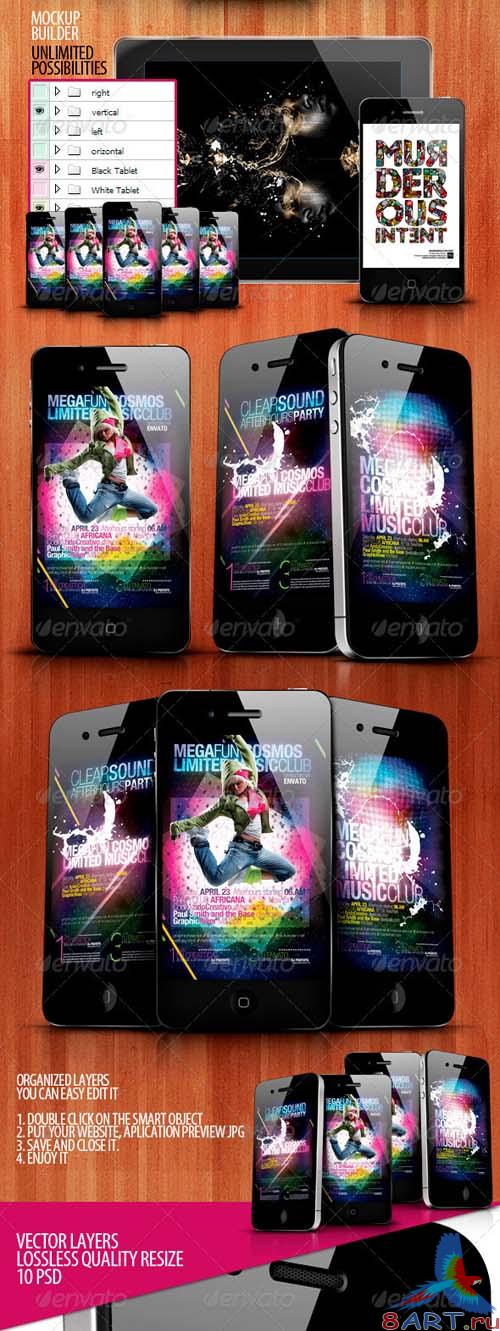 GraphicRiver Mobilisimo Mobile Phone & Mobile Pad Mock-ups