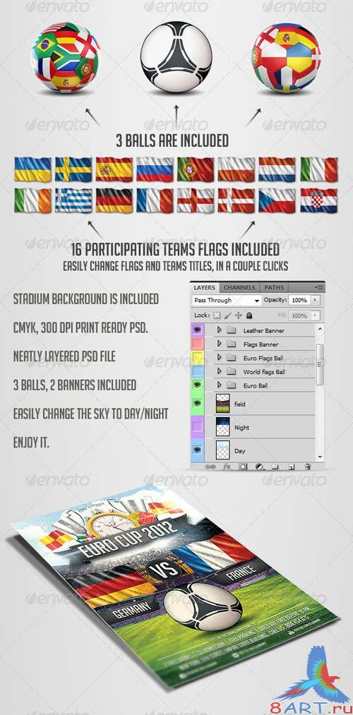 GraphicRiver Euro Soccer flyer Vol.2 GraphicRiver Euro Soccer flyer Vol.2