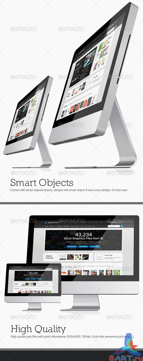 GraphicRiver Desktop Fever Mockup Pack