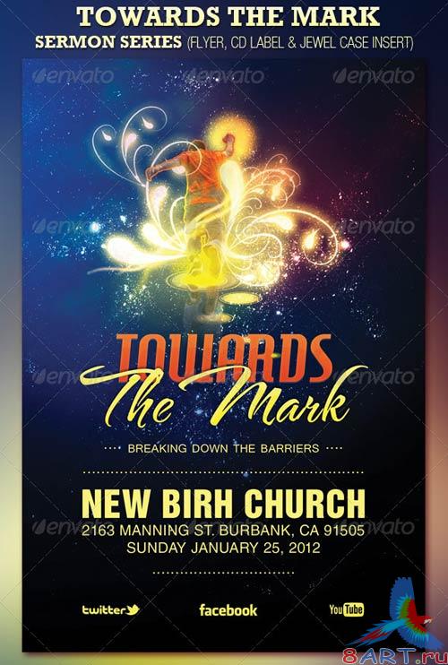 GraphicRiver Towards the Mark Sermon Series Flyer & CD Template GraphicRiver Towards the Mark Sermon Series Flyer & CD Template