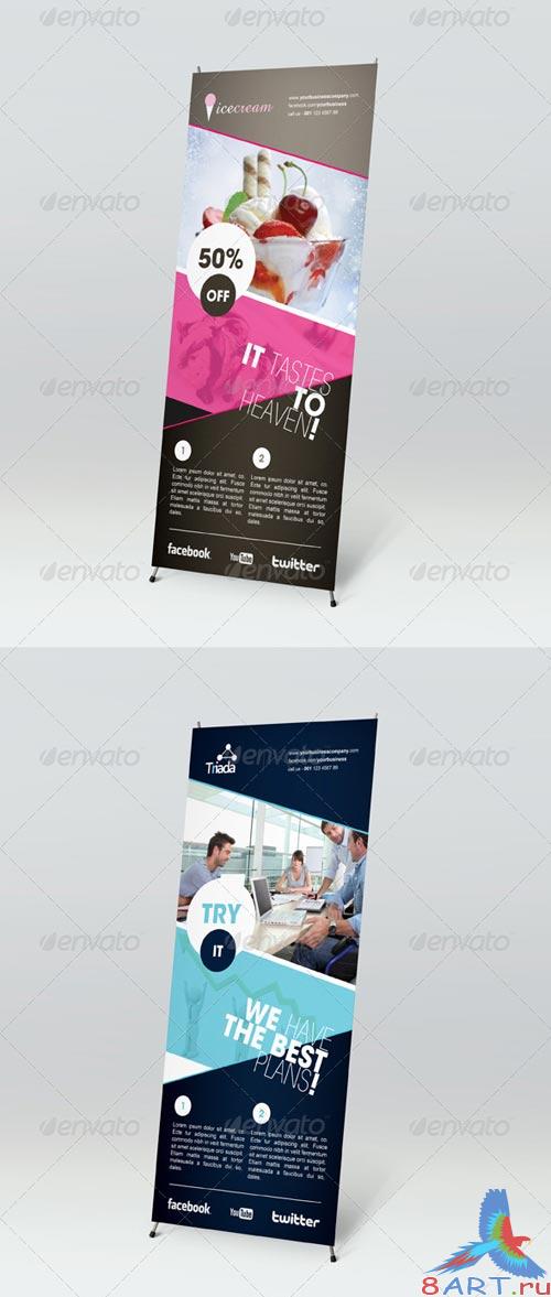 GraphicRiver Multipurpose Outdoor Banner Signage 1