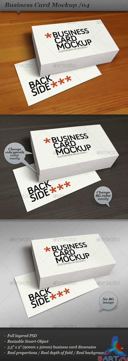 GraphicRiver - Business Card Mock-up Smart Template Pack
