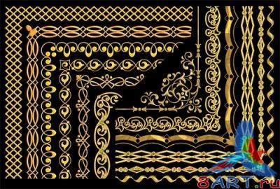 Decorative Golden Frames