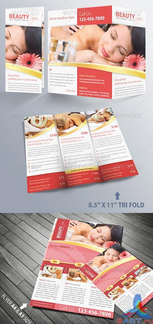 GraphicRiver Beauty Spa Trifold Brochure & Flyer Pack GraphicRiver Beauty Spa Trifold Brochure & Flyer Pack