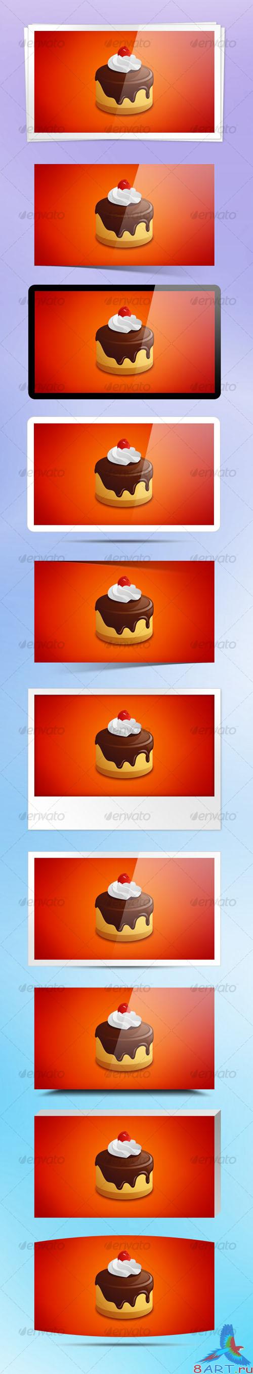 GraphicRiver 10 stylish frames for web images