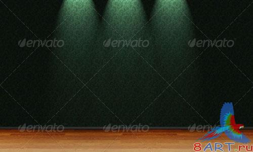 GraphicRiver - Decorative Background With Light 2563150