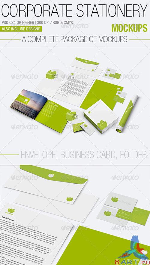 GraphicRiver Corporate Stationery Mockups
