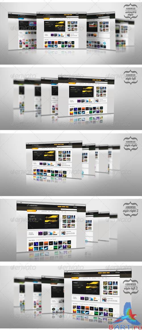 GraphicRiver Website Showcase Mockup