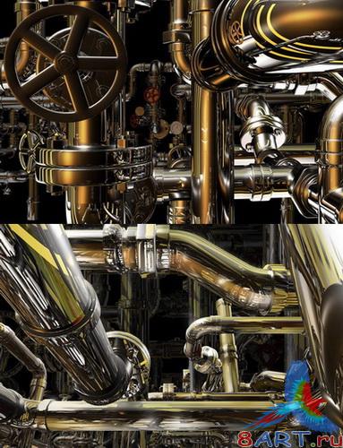 PSD ��������� - �����, ������� (Chromed)