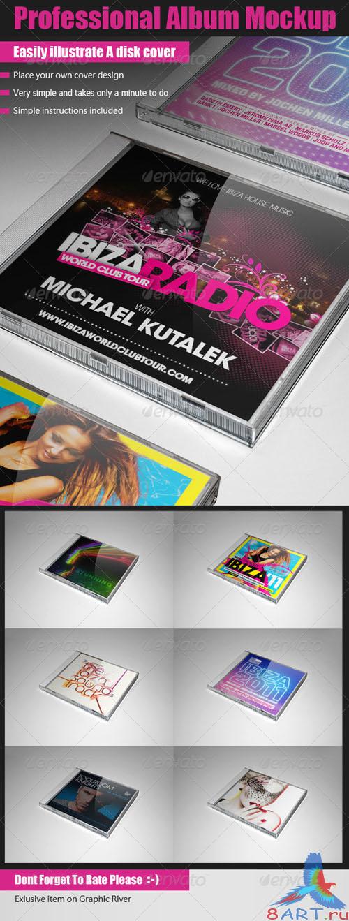 GraphicRiver - Professional Album Mockup