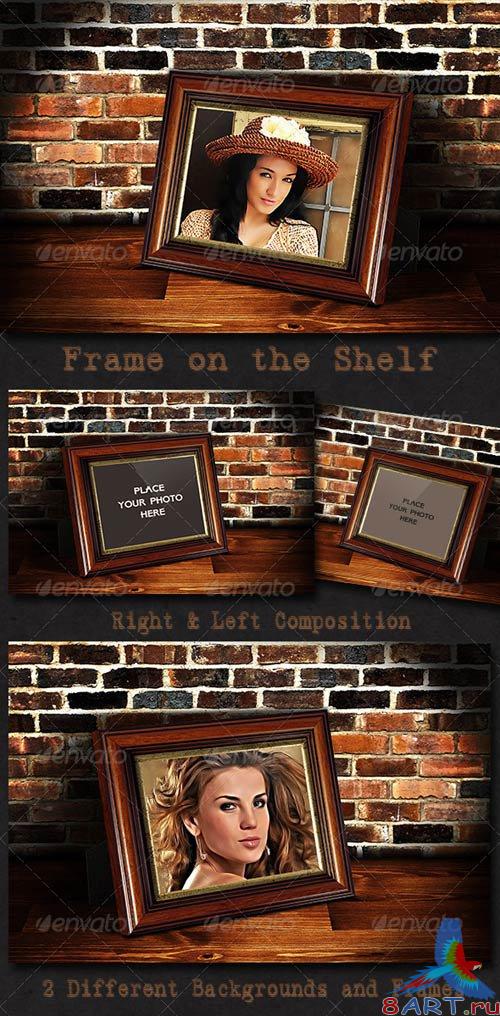 GraphicRiver Photo Frame on the Shelf
