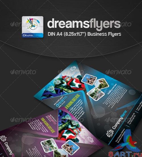GraphicRiver Dreams Multipurpose Business Flyers GraphicRiver Dreams Multipurpose Business Flyers