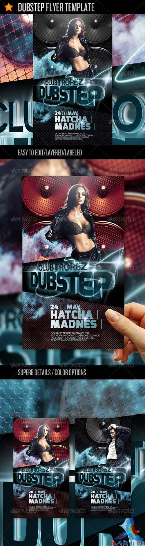 GraphicRiver Dubstep - Flyer Template - REUPLOAD