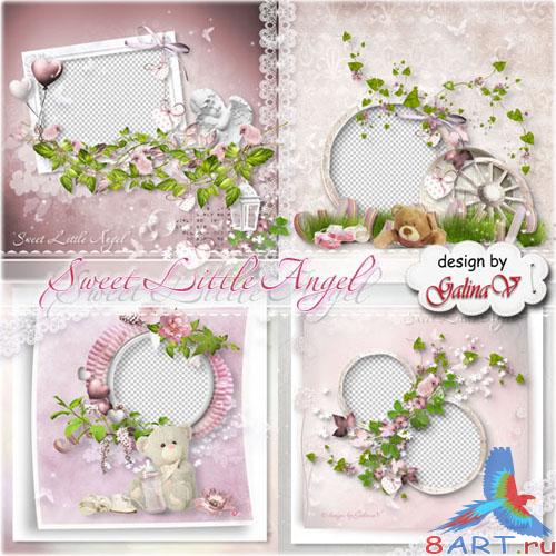 Фотоальбом в интересах новорожденной девочки - нравиться ангелочек Фотоальбом к новорожденной девочки - желанный ангелочек