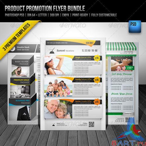 GraphicRiver Product Promotion Flyer Bundle GraphicRiver Product Promotion Flyer Bundle
