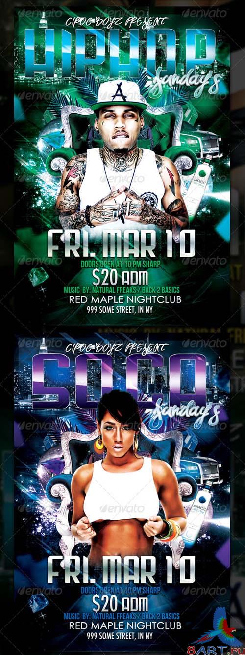 GraphicRiver Reggae Friday's Flyer Template