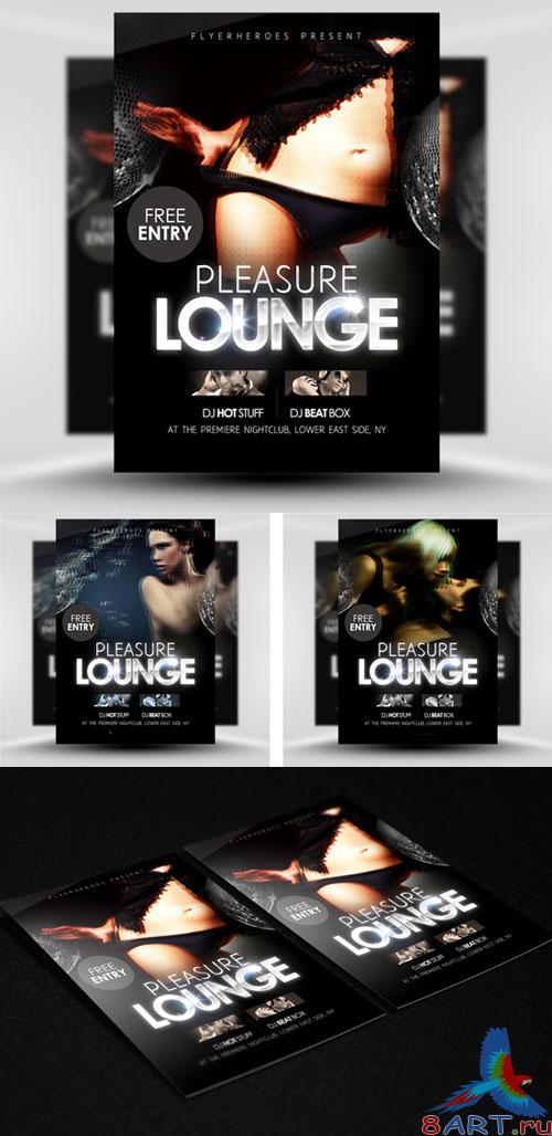 PSD Template - Pleasure Lounge Flyer/Poster PSD Template - Pleasure Lounge Flyer/Poster