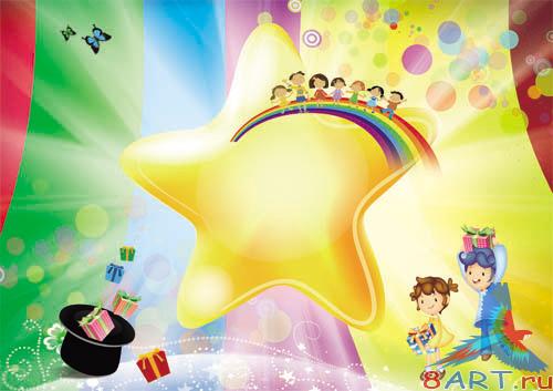 PSD - Vivid Cartoon Template