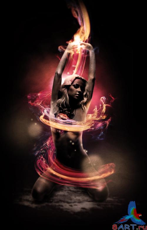 Cool Fire Psd for Photoshop