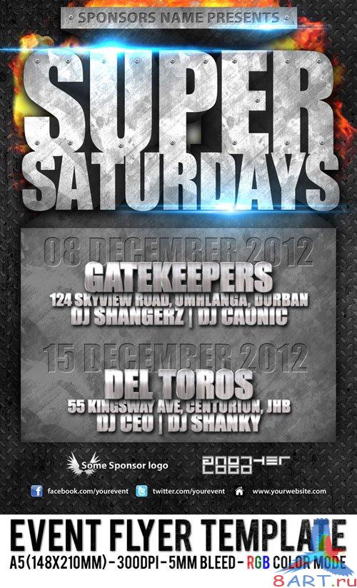 Event Party Flyer/Poster PSD Template