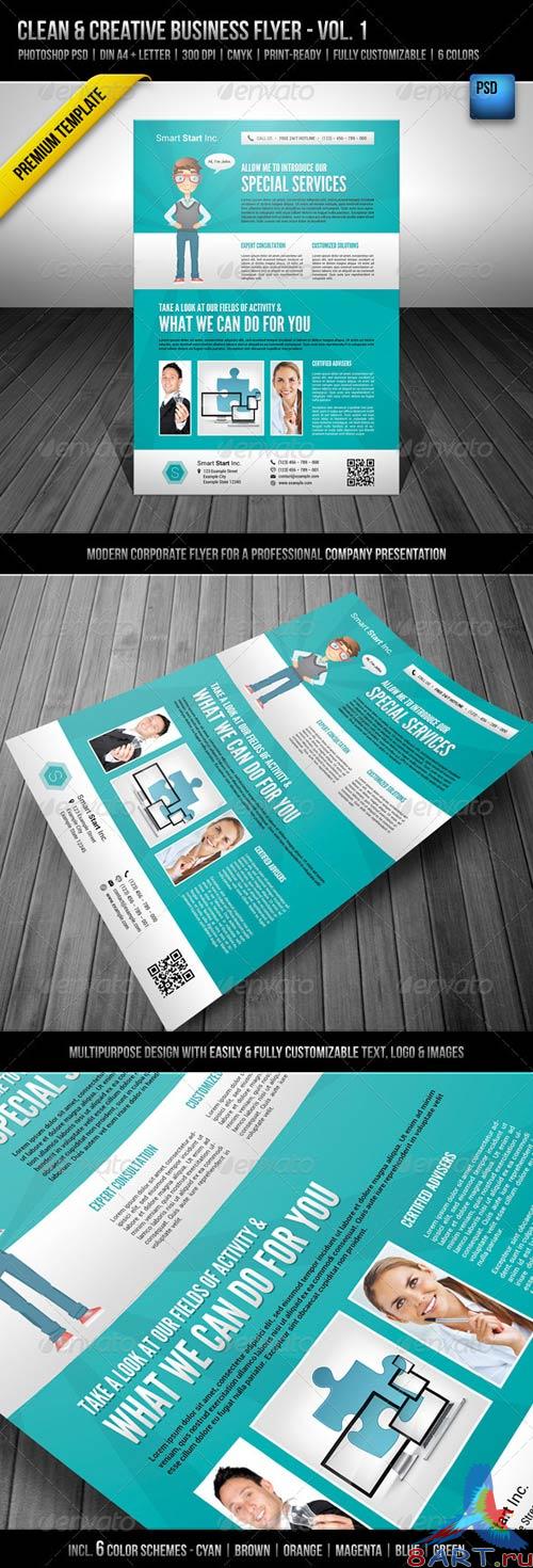 GraphicRiver Clean & Creative Business Flyer - Vol. 1