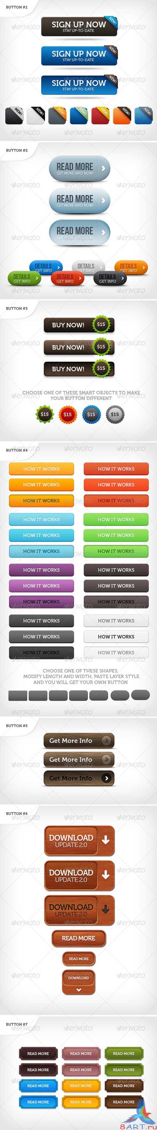 GraphicRiver Just Buttons!