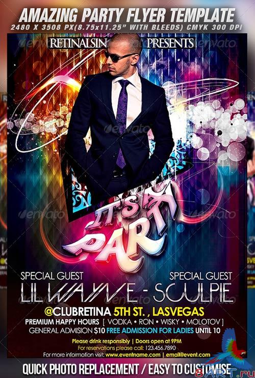 GraphicRiver Amazing Party Flyer GraphicRiver Amazing Party Flyer