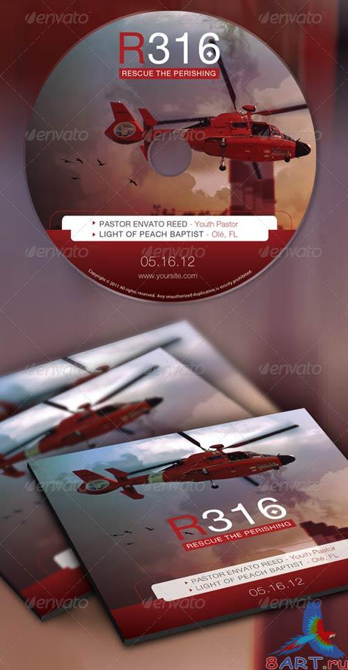 GraphicRiver Rescue The Perishing Postcard and CD Template GraphicRiver Rescue The Perishing Postcard and CD Template