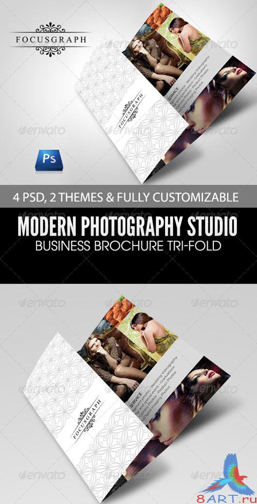 GraphicRiver Modern Photography Studio Tri-Fold Brochure