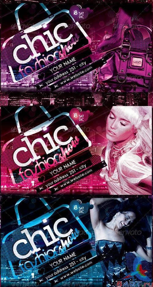 GraphicRiver Chic Fashion Show Flyer Template