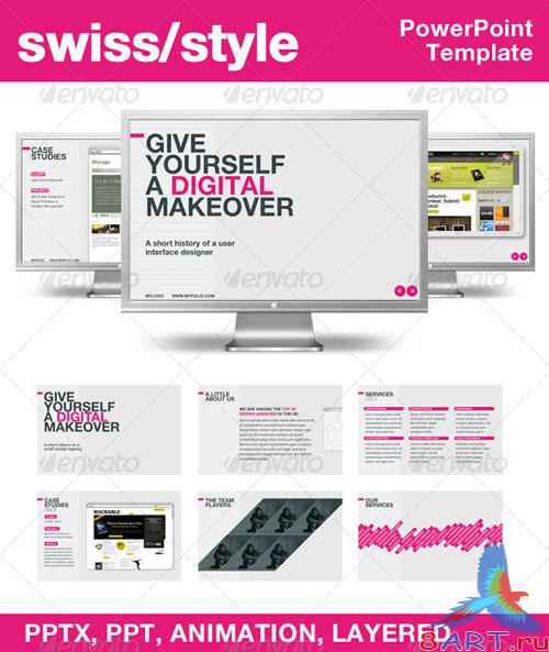 Swiss Style PowerPoint Template � GraphicRiver