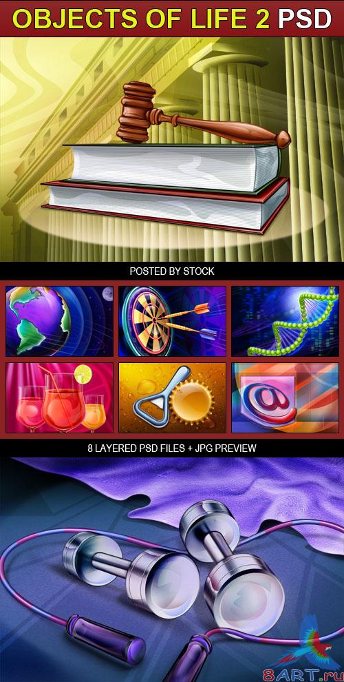 PSD Source - Objects of life 2