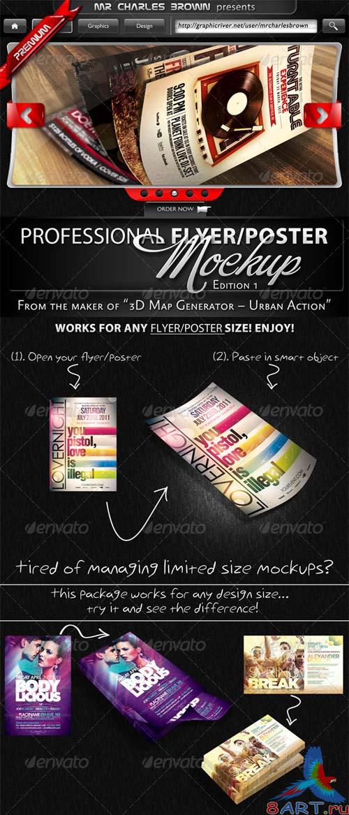 GraphicRiver Professional Flyer & Poster Mockup Bundle GraphicRiver Professional Flyer & Poster Mockup Bundle