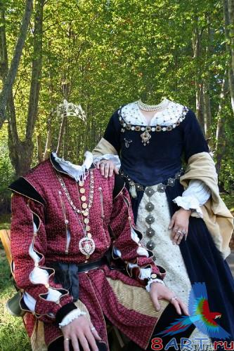 Шаблон к фотошоп - Королевская чета Шаблон к фотошоп - Королевская чета