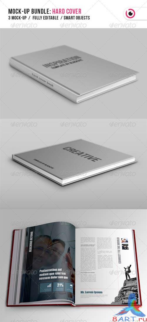 GraphicRiver Hard Cover Book Mock-up