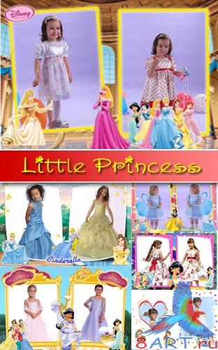 ���������� ����� "Little Princess" (6 PNG + 6 PSD)