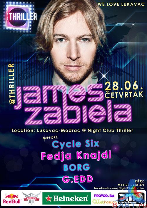 PSD Template - James Zabiela Flayer/Poster