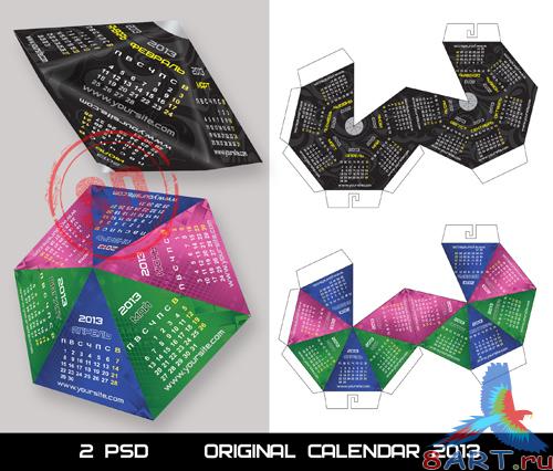 Оригинальный календарь-жабка 2013 Оригинальный календарь-жабка 2013
