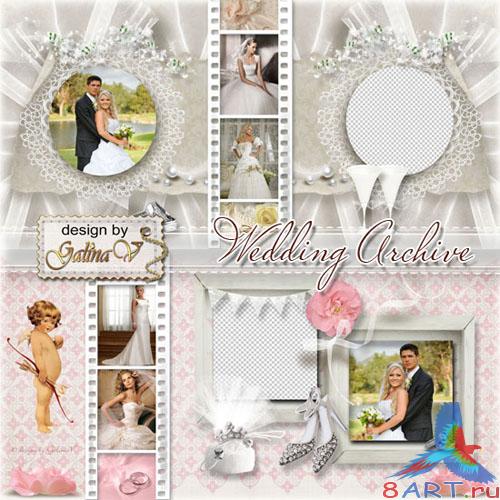 Винтажная фотокнига - Свадебный архив Винтажная фотокнига - Свадебный архив