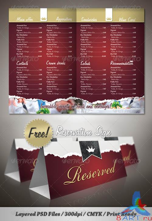 GraphicRiver Delicious Restaurant Menu Template