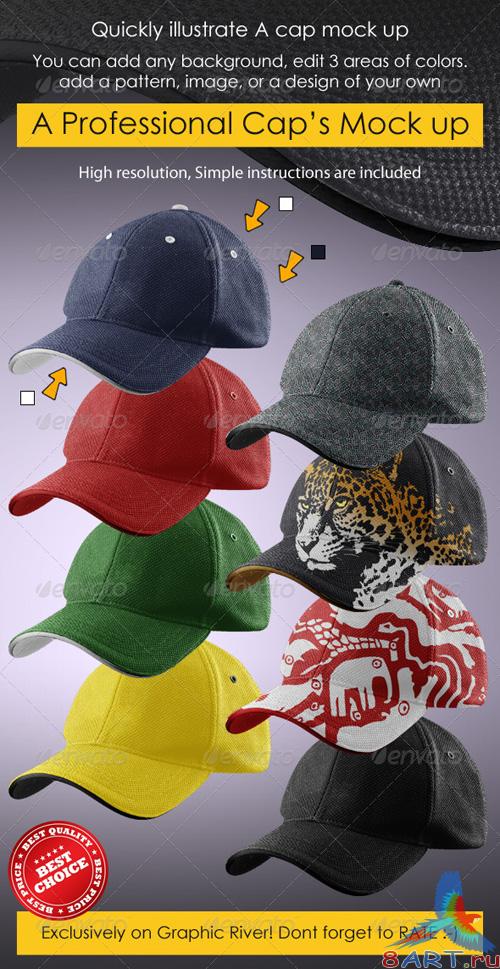 Professional Cap Mock-up - GraphicRiver